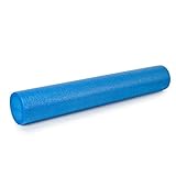 Lumaland Pilates Rolle multifunktionale Gymnastikrolle Faszienrolle Hartschaum rund 90 cm Blau
