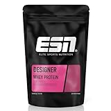 ESN, Designer Whey Protein Pulver, Vanilla, 1 kg, Bis zu 23 g Protein pro Portion, Ideal zum...