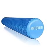 High Pulse® Faszienrolle | Pilates Rolle inkl. Fitnessband + Gratis Übungsposter –...